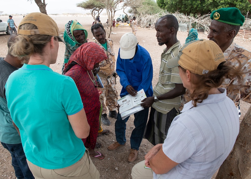 USACAPOC veterinarians visit remote Djibouti village to promote herd health