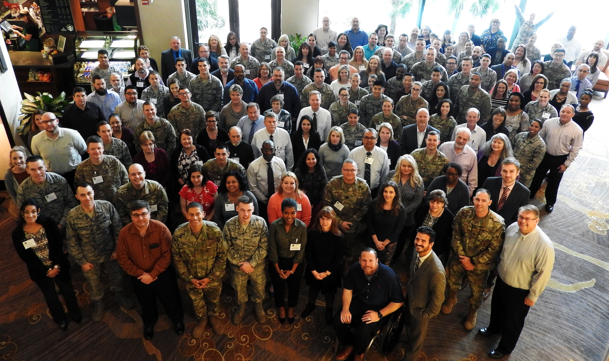 More than 160 Air Force budget officers and analysts collaborated and networked in San Antonio, Feb. 26-28. (U.S. Air Force photo by Ed Shannon)