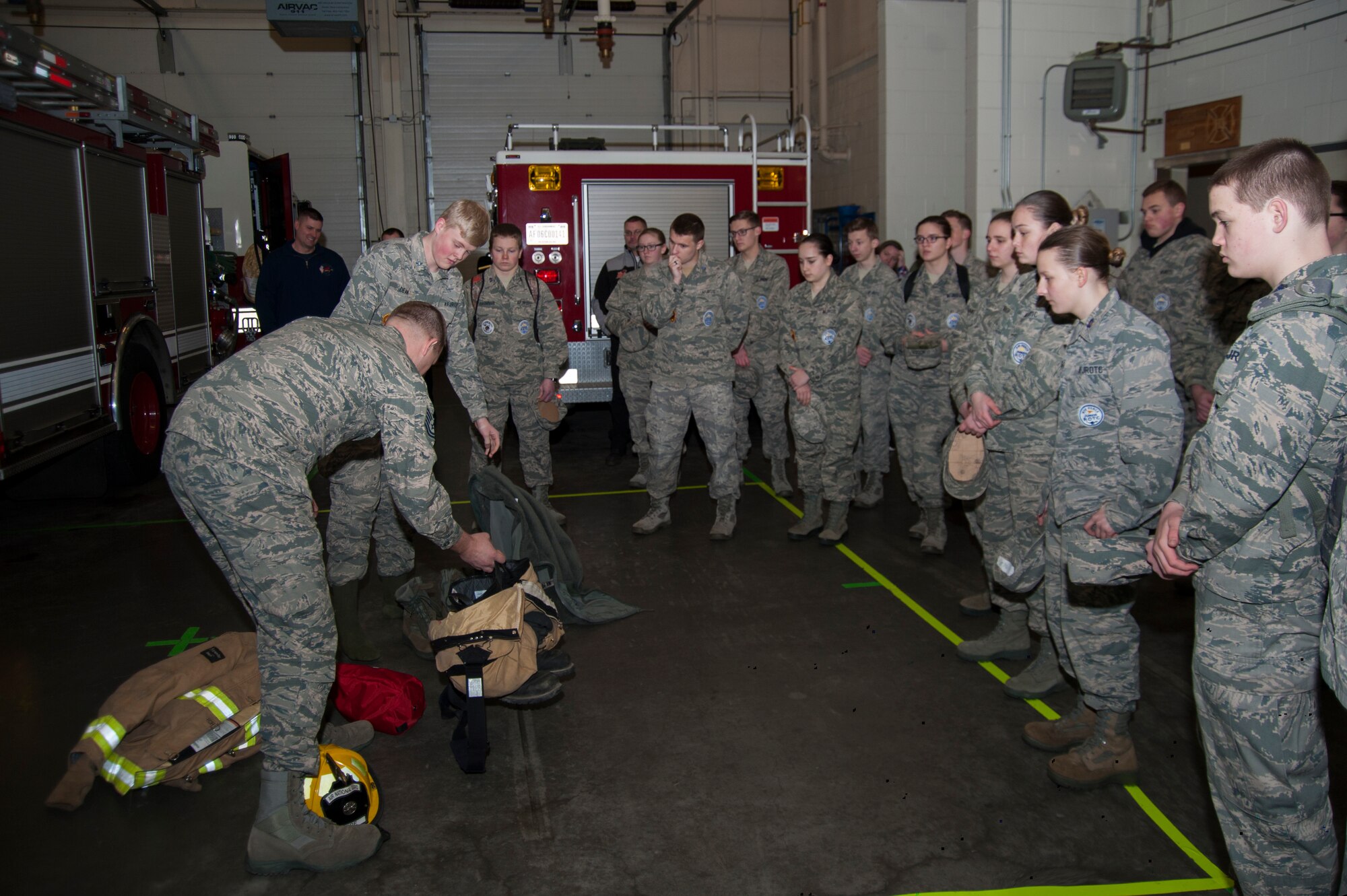 AFJROTC high school students visit PANG