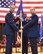 (Left to right) Col. Phil Heseltine, 931st Air Refueling Wing commander, hands the guidon from Capt. Craig Van Praag incoming  931st Force Support Squadron commander, during an official change of command ceremony March 2, 2019, McConnell Air Force Base, Kan.  Van Praag will be responsible for a military and civilian team in nine different Air Force specialties including personnel, education, training, manpower, communications and information, services and quality of life programs.  (U.S. Air Force photo by Tech. Sgt. Abigail Klein)