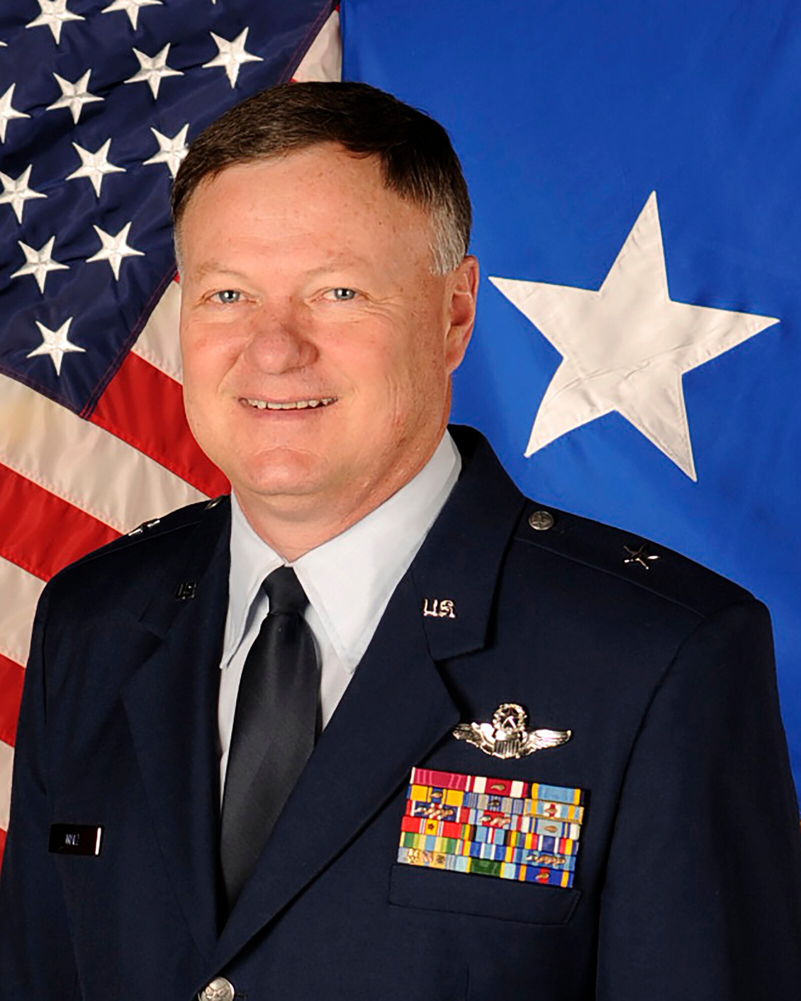 Brig. Gen. Russ Walz poses for his official biography photo.