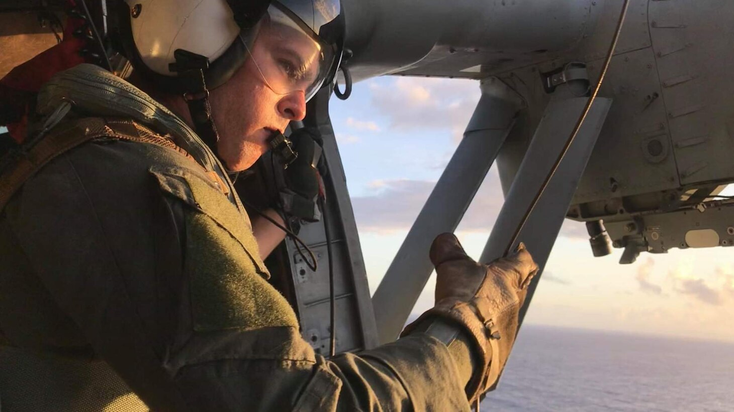 PACIFIC OCEAN (Mar. 04, 2019) Naval Aircrewman (Helicopter) 2nd Class Brenden Pieszak hoists Naval Aircrewman (Helicopter) 2nd Class Ty Nichols, both assigned to the “Island Knights” of Helicopter Sea Combat Squadron (HSC) 25, from the deck of the MV Arcadia while providing emergency assistance to a cruise passenger in distress during a MEDEVAC. HSC-25 provides a multi-mission rotary wing capability for units in the U.S. 7th Fleet area of operations and maintains a Guam-based 24-hour search-and-rescue and medical evacuation capability, directly supporting U.S. Coast Guard and Joint Region Marianas. HSC-25 is the Navy’s only forward-deployed MH-60S expeditionary squadron.