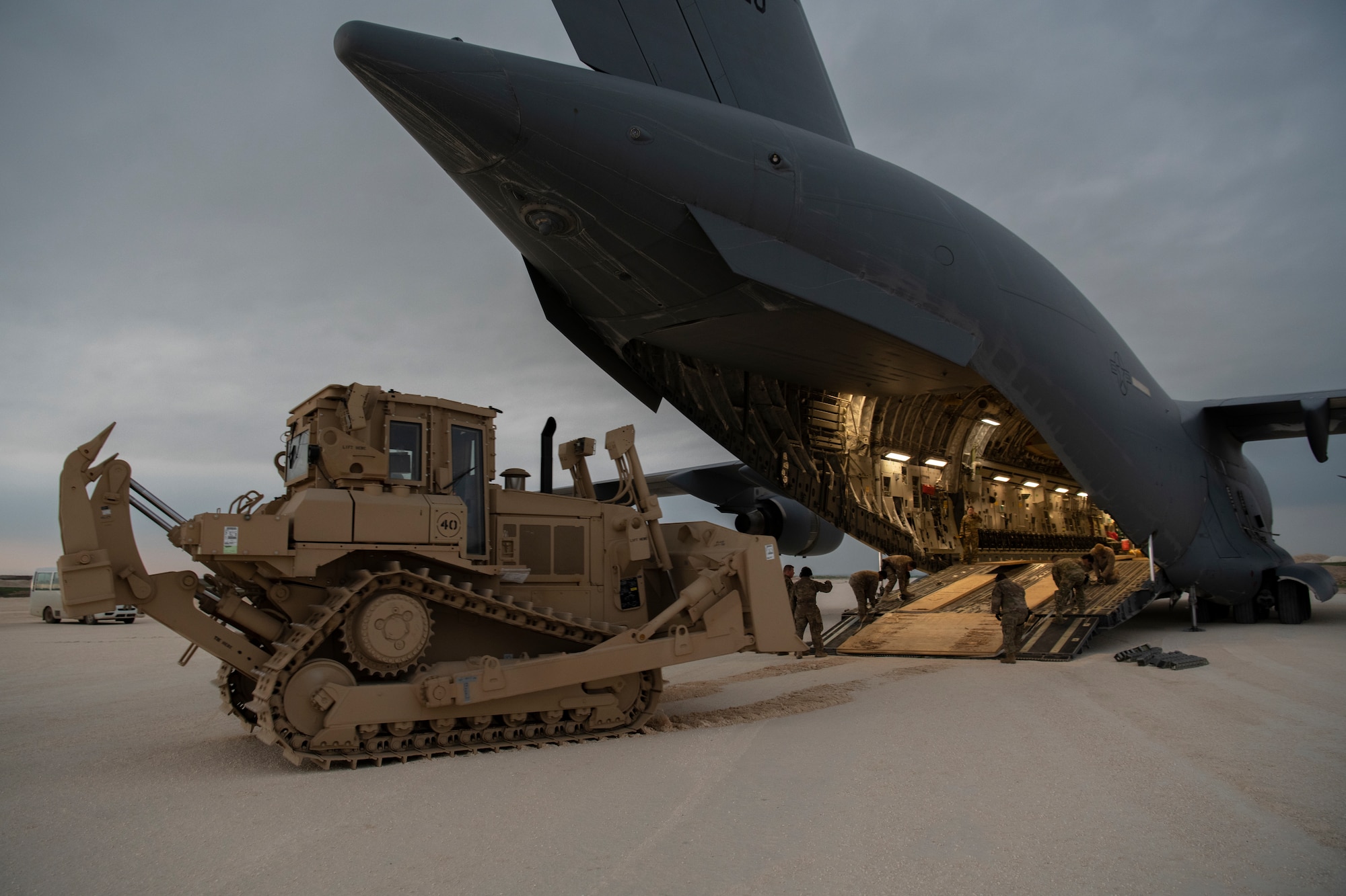 C-17 Airlift of Dozer