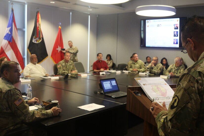1st Mission Support Command briefs U.S. House Homeland Security Committee members