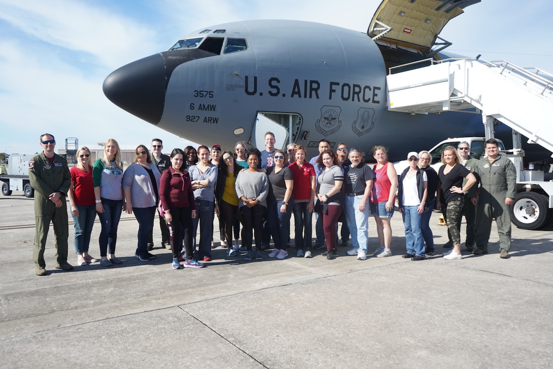 MacDill Reservists host spouse flight