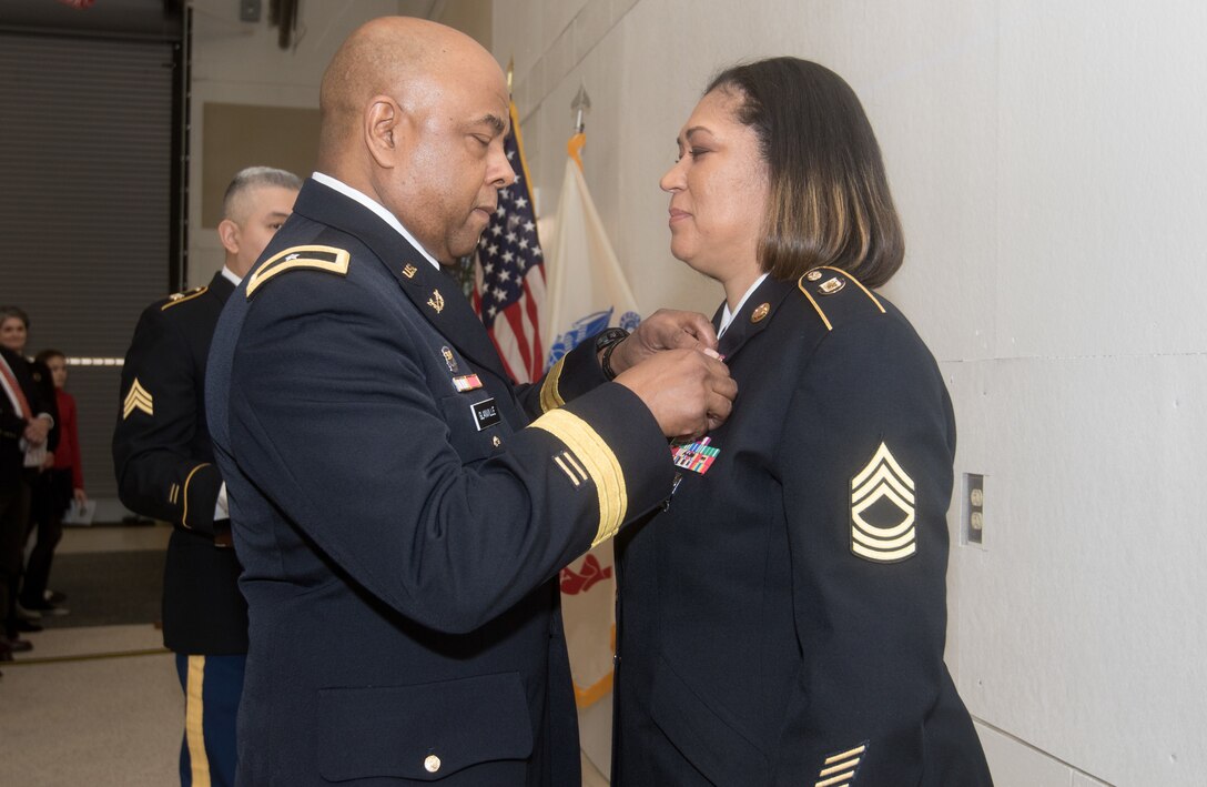 Legal Command hosts retirement ceremony for COL Ramsey and MSG Moore