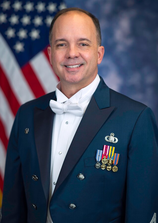 Official photo of Col. Don Schofield, commander and conductor of The United States Air Force Band, Joint Base Anacostia-Bolling, Washington, D.C.
