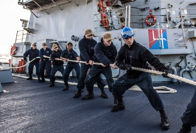 USS Porter Departs Naval Station Rota, Spain