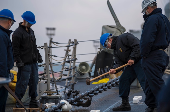 USS Porter Departs Naval Station Rota, Spain