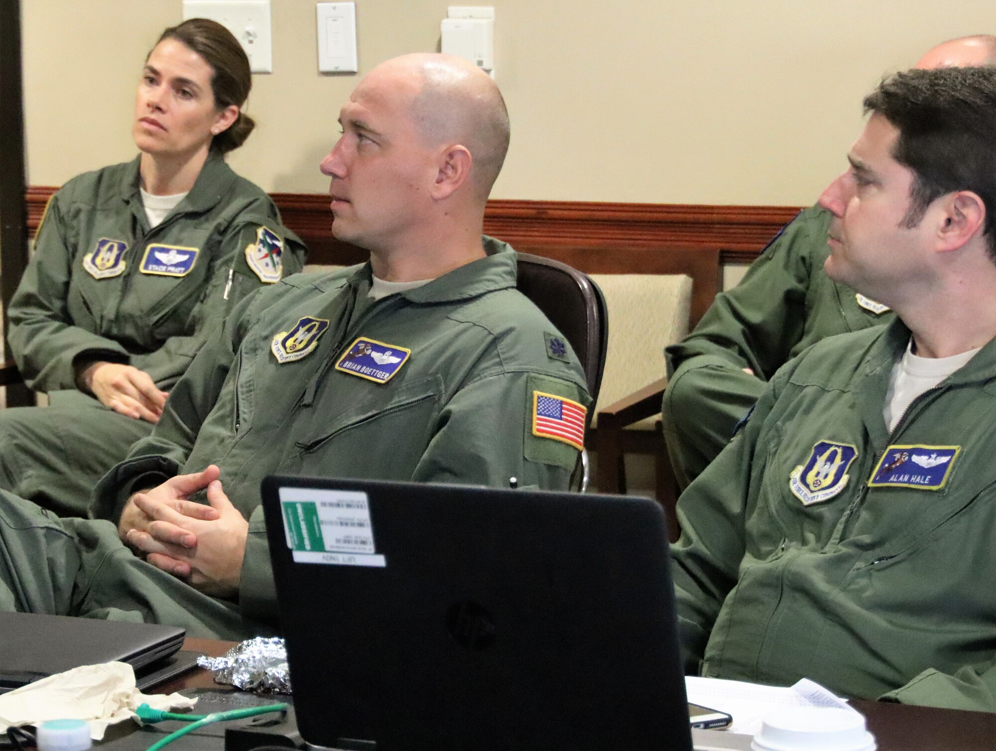 Lt. Col. Brian Boettger, 96th Flying Training Squadron instructor pilot, participates in a two-day flight commander training event at the 340th Flying Training Group in February. Boettger and his family have embraced the Del Rio, Texas, community outside Laughlin Air Force Base and invite others to give the community a try. (U.S. Air Force photo by Janis El Shabazz)