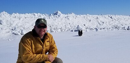 Senior Master Sgt. Joseph Carter, an occupational safety and health manager assigned to the 180th Fighter Wing, Ohio Air National Guard, spent two months in Antarctica on a mission to improve safety procedures for the Airmen of the New York Air National Guard’s 109th Airlift Wing, giving them a better chance to survive and operate in the most inhospitable place on Earth.