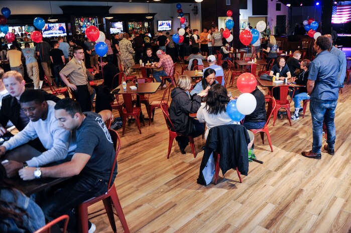 Team Charleston members participate in The Dive’s grand reopening March 1, 2019, on the Naval Weapons Station.