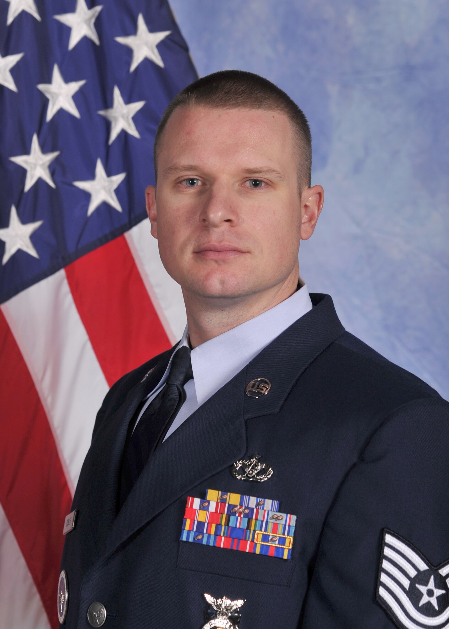 U.S. Air Force Tech. Sgt. Kyle Dobler, 312th Training Squadron section chief, works with the 17th Training wing producing over 300 assistant fire chiefs and fire inspector professionals across the Department of Defense. (Courtesy Photo)