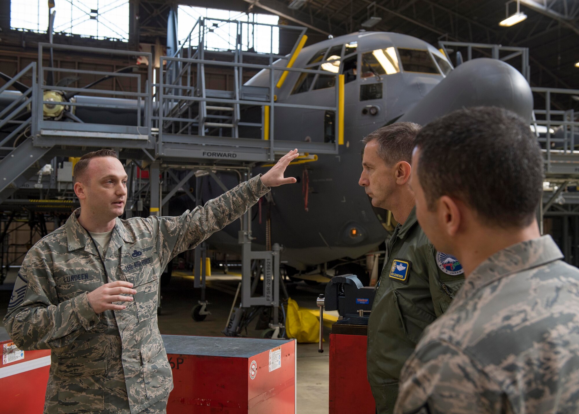 5th AF, USFJ commander tours Yokota