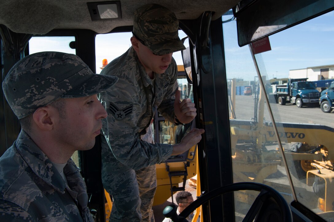 Pavement equipment operators are taught how to operate many machines including cranes, excavators, snow plows, and street sweepers