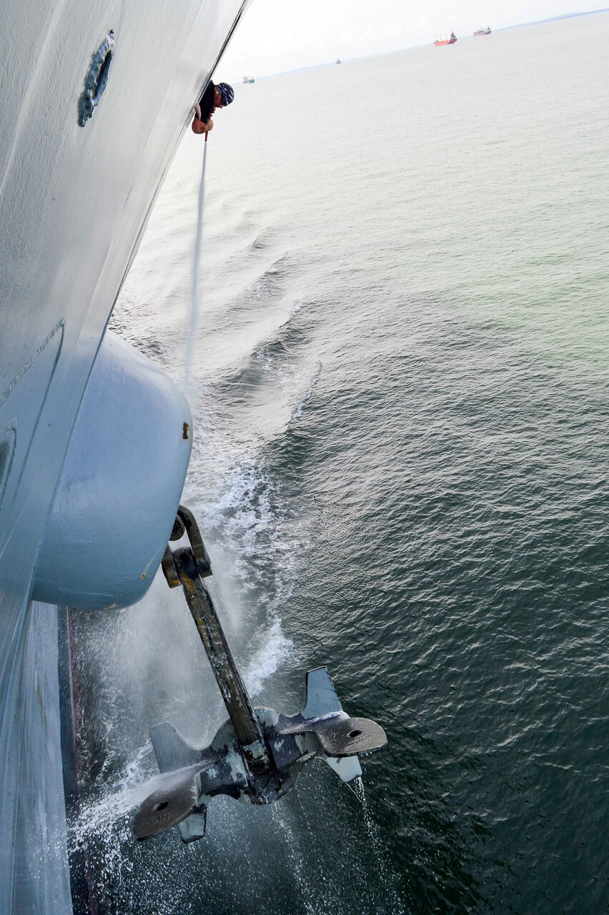 Mount Whitney, forward-deployed to Gaeta, Italy, operates with a combined crew of U.S. Navy Sailors and Military Sealift Command civil service mariners.