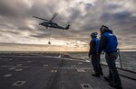 Mount Whitney, forward-deployed to Gaeta, Italy, operates with a combined crew of U.S. Navy Sailors and Military Sealift Command civil service mariners.