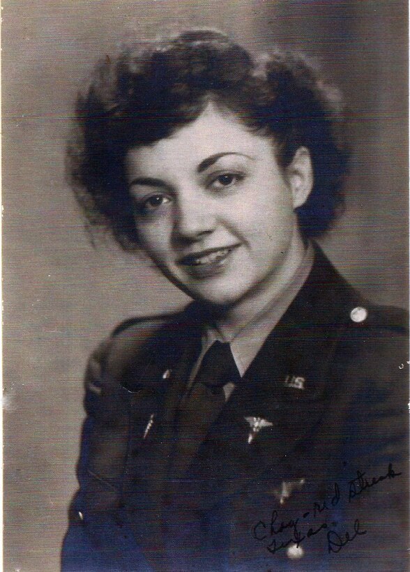 U.S. Army Air Corps 1st Lt. Madeline “Del” D’Eletto, a flight nurse who treated U.S. Service Members in Europe during World War II. (Courtesy photo by Madeline D’Eletto)