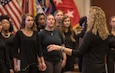 Crestwood High School’s “Singing Knights” choir performed songs with African-American origins during the U.S. Army Central’s observance of Black History Month at the command’s headquarters, Patton Hall, Shaw Air Force Base, S.C., Feb 13, 2019. The observance supported the 2019 theme “Black History is American history,” with participation from  Brenda C. Murphy, president of the South Carolina state conference of the NAACP.