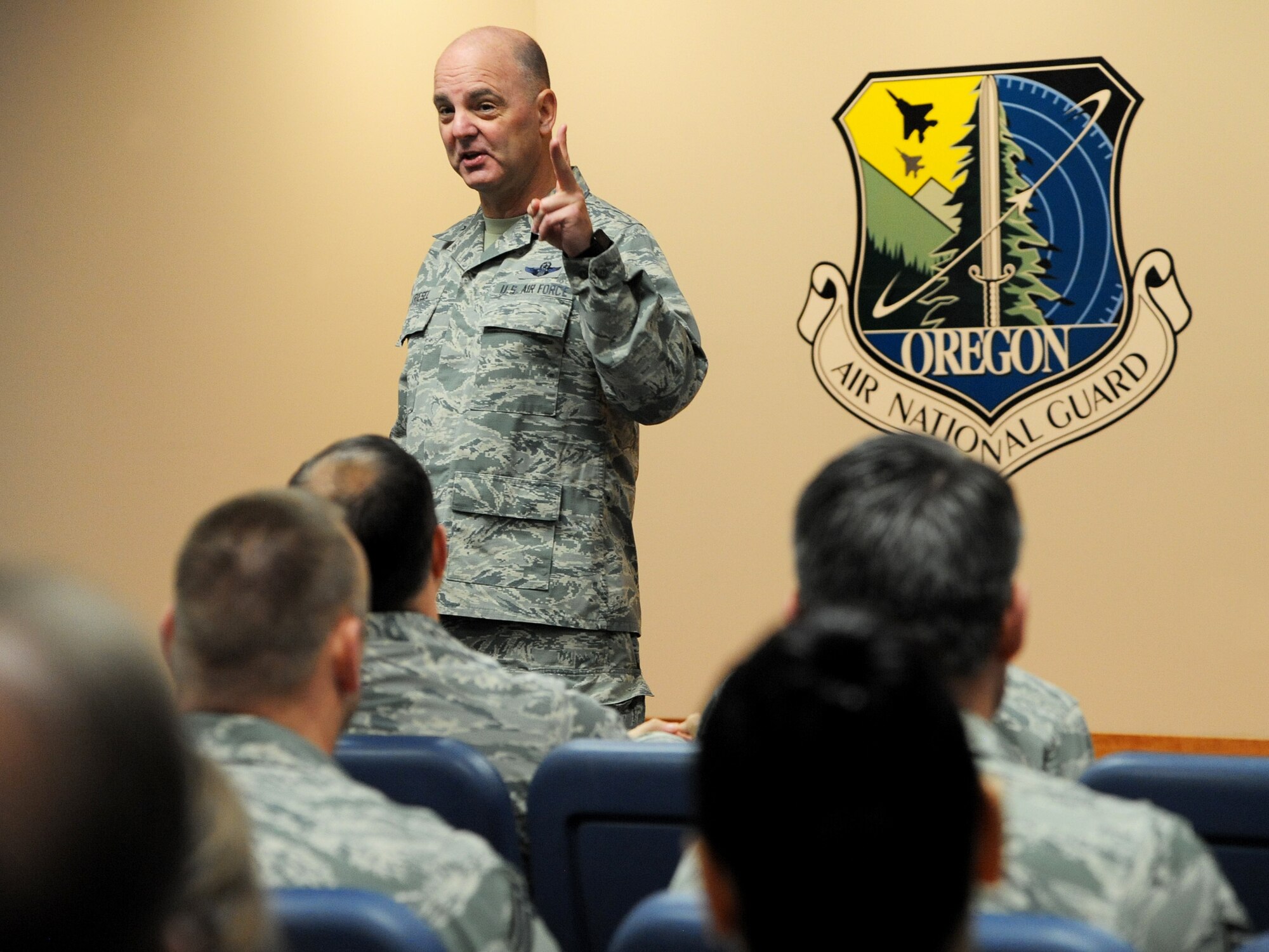 In full afterburner mode, Brig. Gen. James Kriesel takes off for his next adventure
