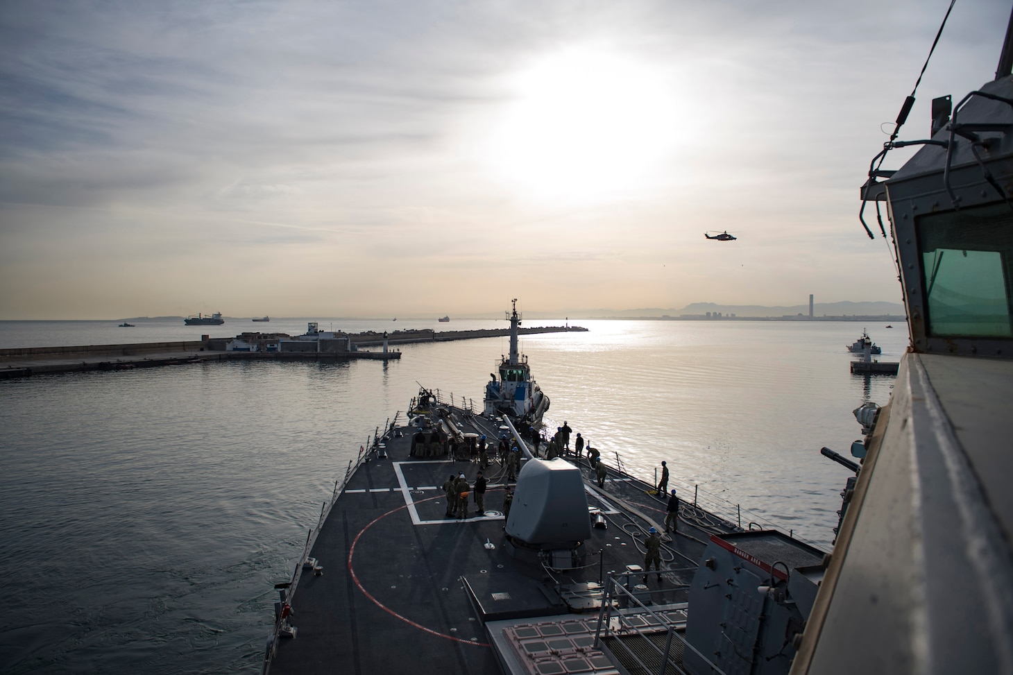 USS Donald Cook Departs Algiers, Algeria