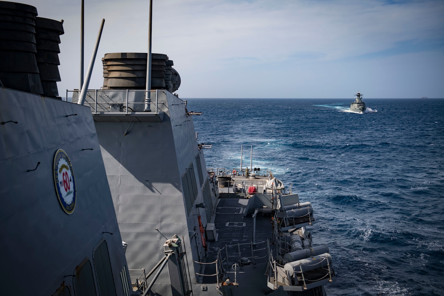 USS Donald Cook PASSEX with Algerian Navy