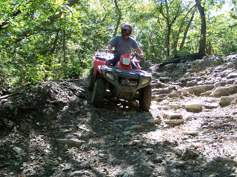 Four wheeling ORV trails.