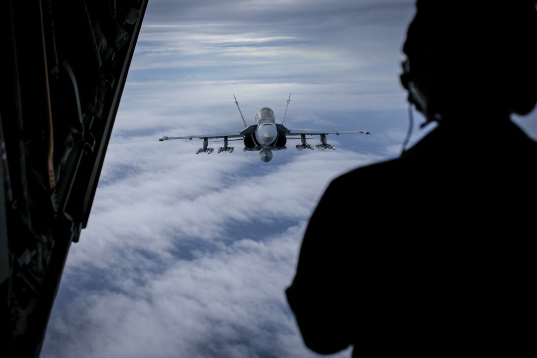 Raiders and Rattlers: VMGR-352 conducts aerial refuel