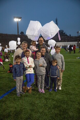 US service members volunteer in lantern festival