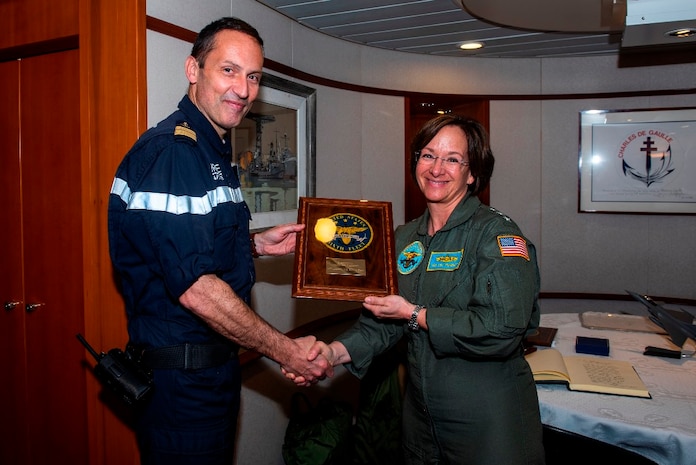 Vice Adm. Lisa Franchetti Visits CDG