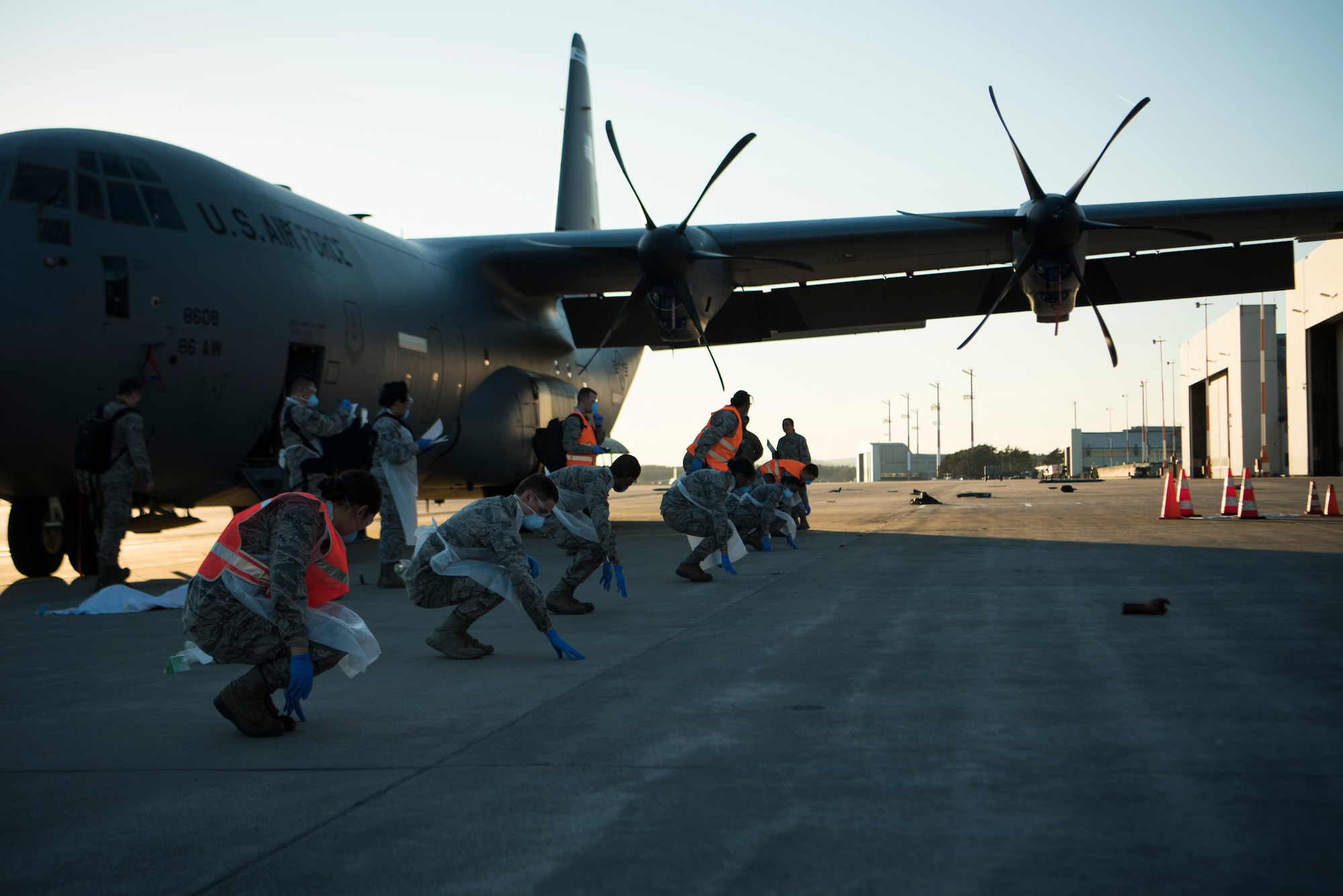 Ramstein wrapped up Operation Varsity 19-01, a week-long exercise testing the response capability of multiple base agencies.