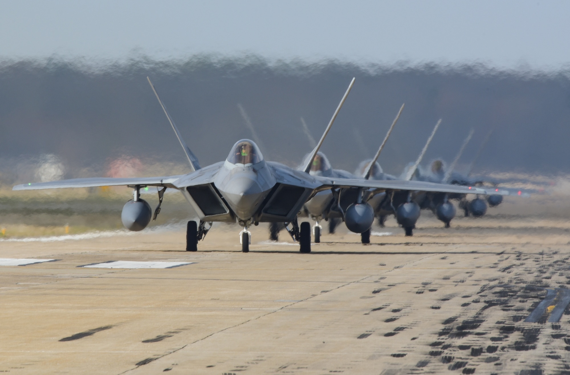 F-22 Raptors