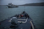 USS Porter Arrives In Plymouth, England