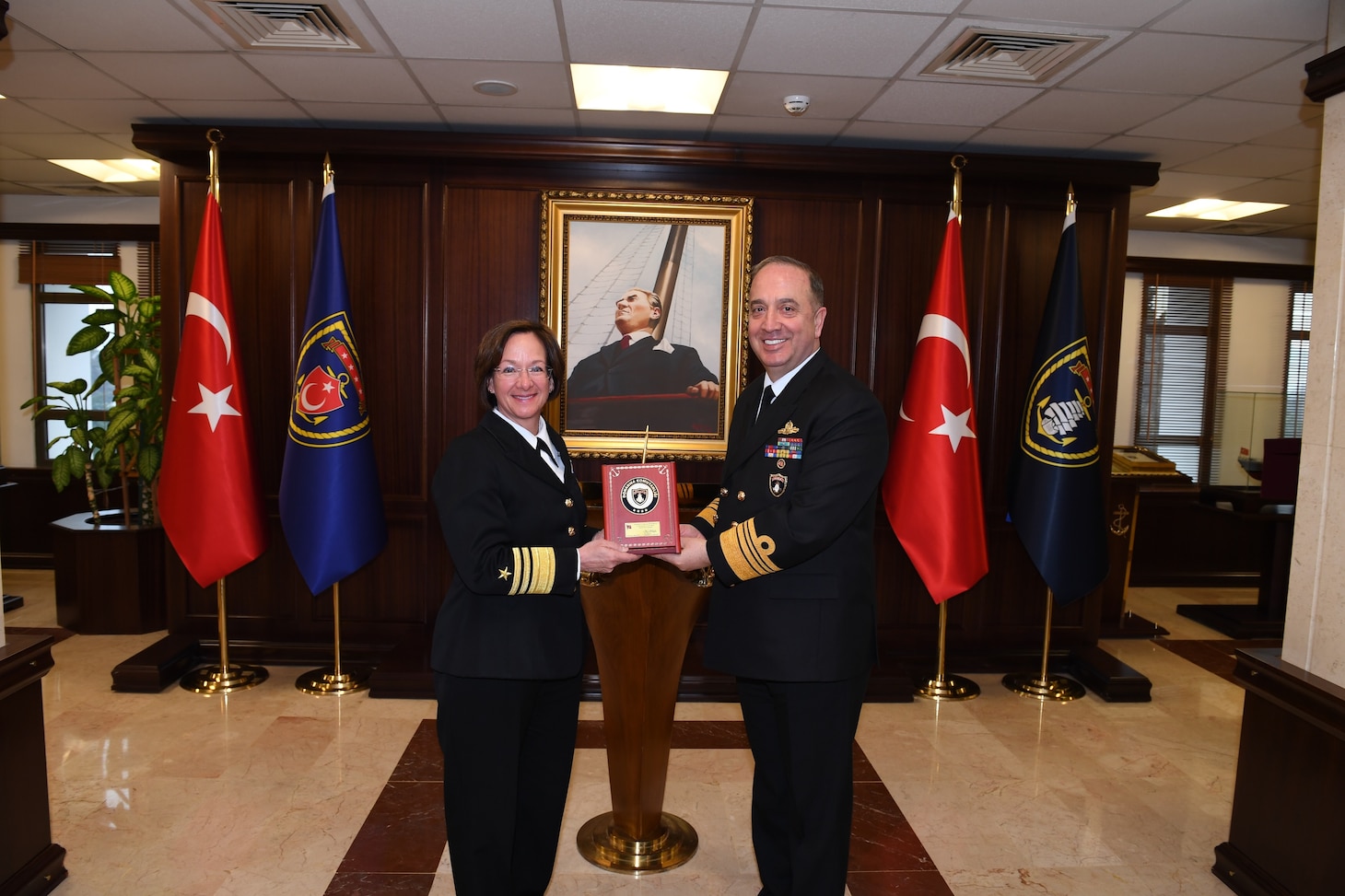 Vice Adm. Lisa Franchetti Turkey Visit