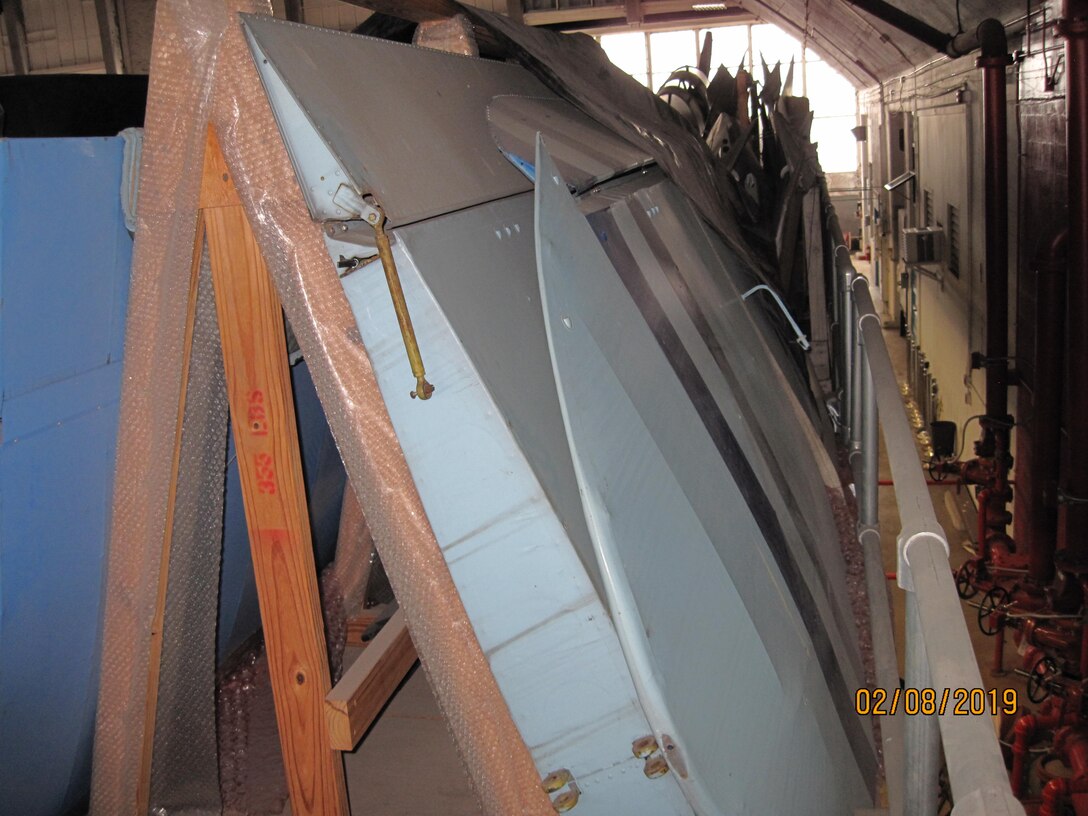 DAYTON, Ohio -- 1941 Ercoupe 415-C currently in storage at the National Museum of the United States Air Force. (U.S. Air Force photo)