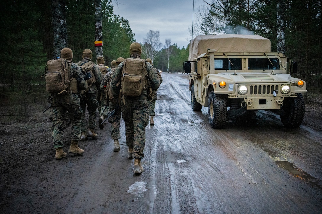 14th Marines Participate in Exercise Dynamic Front 19 in Latvia