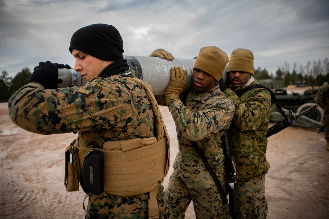 14th Marines Participate in Exercise Dynamic Front 19 in Latvia