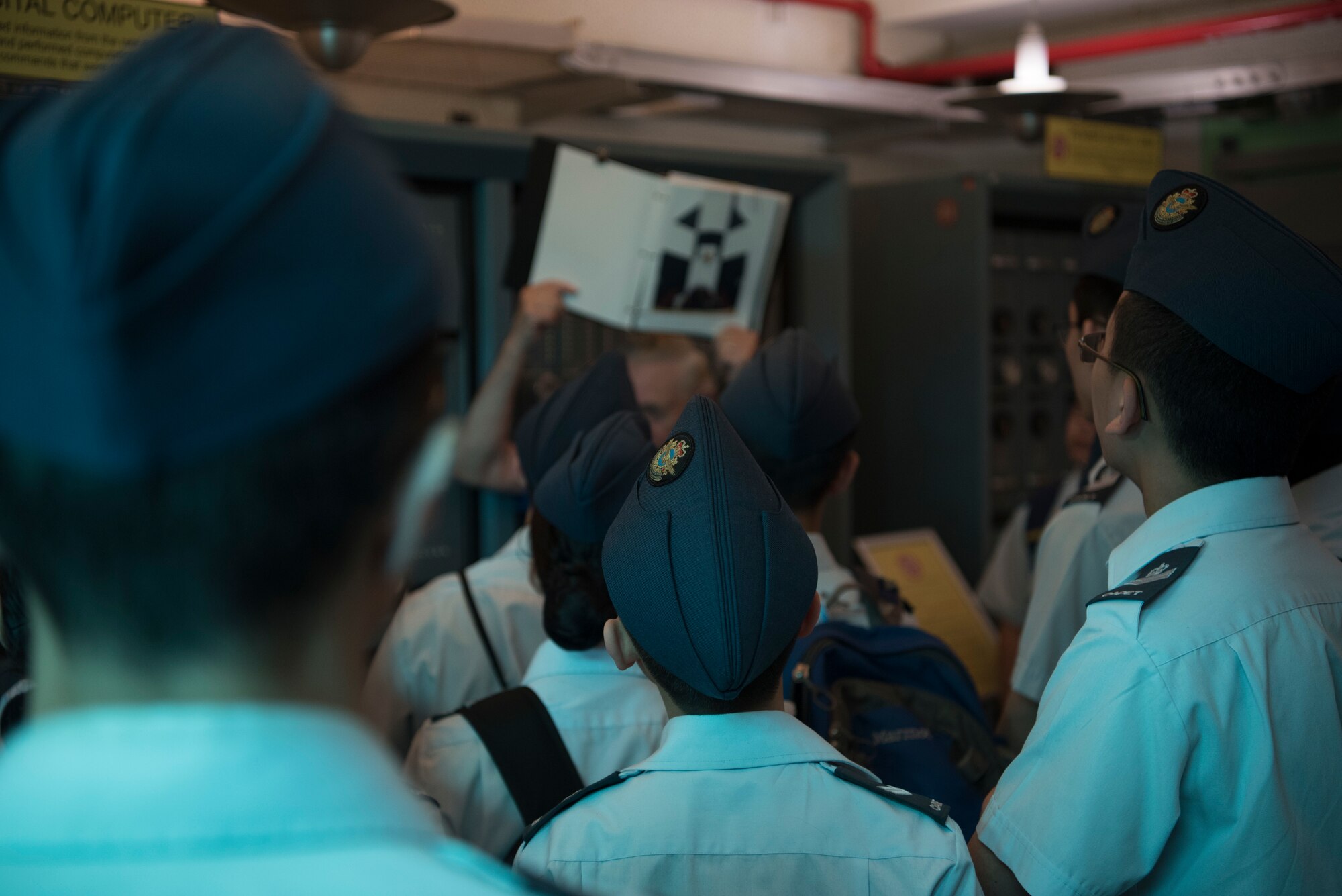 Royal Canadian Air Cadets from Toronto, Canada, visit the Air Force Space and Missile Museum during their tour of Cape Canaveral Air Force Station, Fla on March 11, 2019.