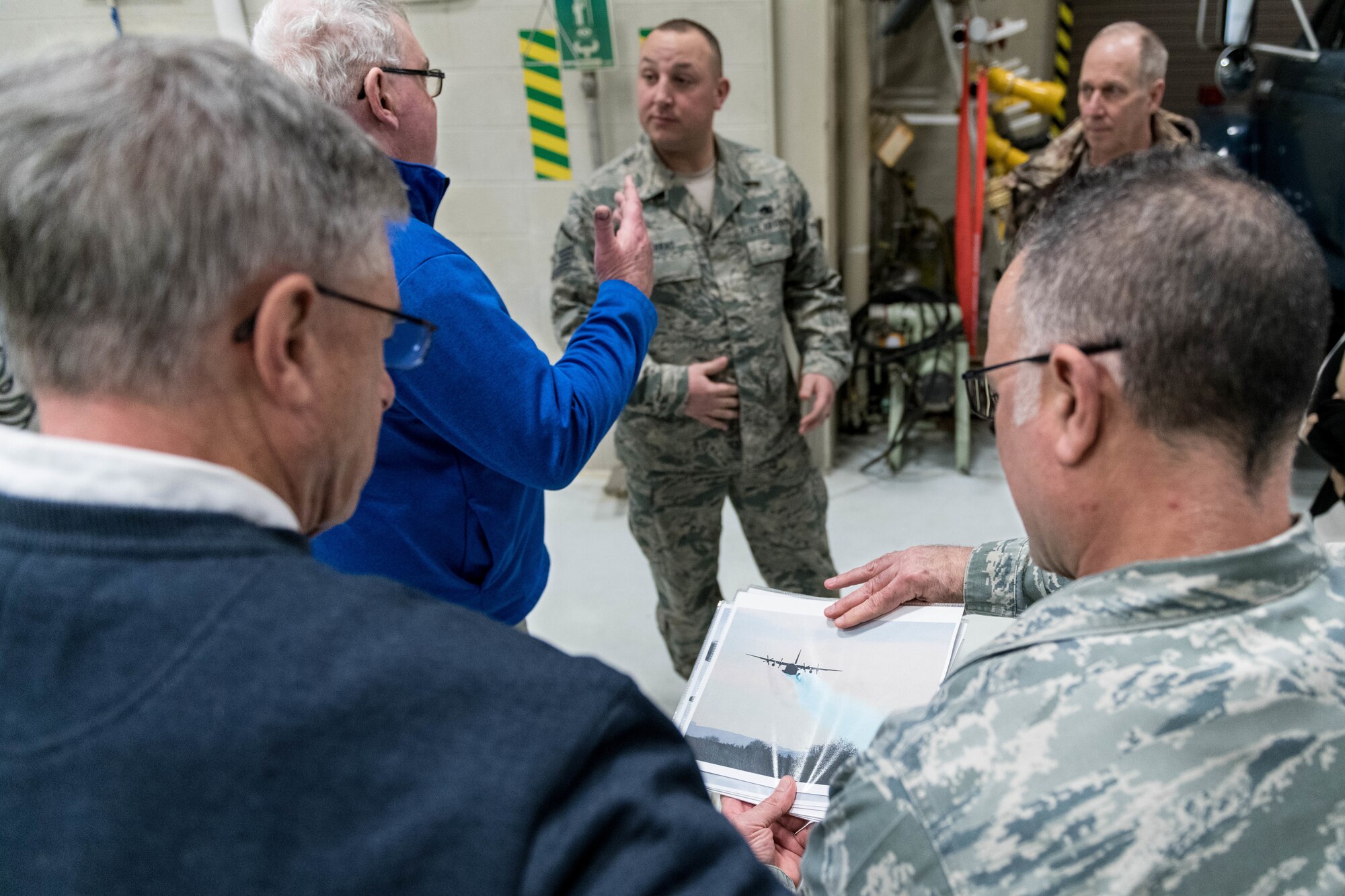 Members of the Youngstown Air Reserve Base Community Council executive board toured Youngstown Air Reserve Station, getting an insider's perspective on the training in which Reserve Citizen Airmen participate during Unit Training Assemblies here, March 10, 2019.