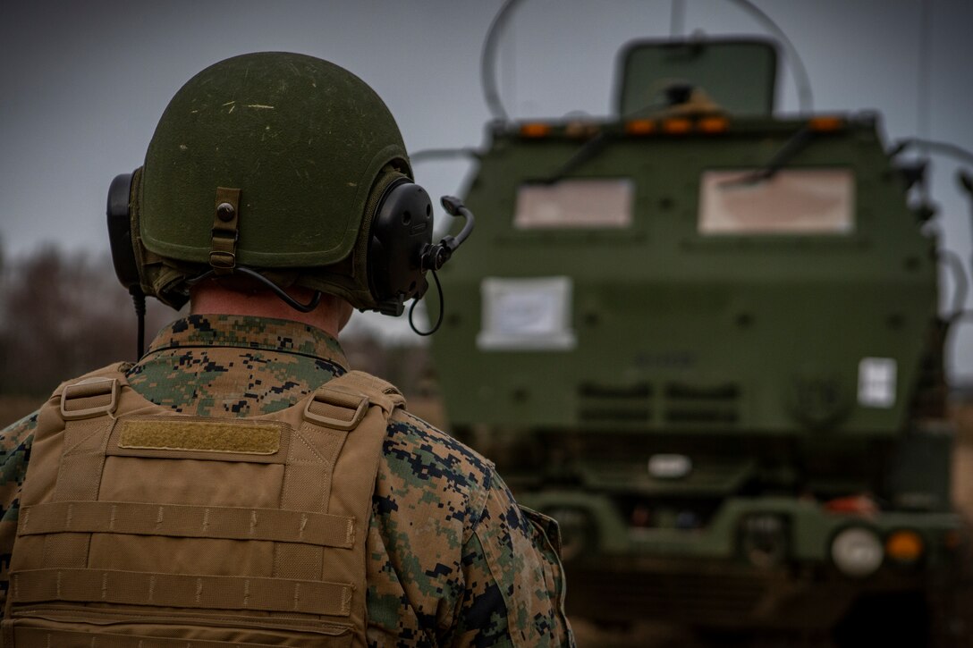 U.S. Marines Fire HIMARS in Latvia During Exercise Dynamic Front 19