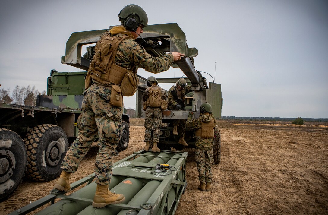 U.S. Marines Fire HIMARS in Latvia During Exercise Dynamic Front 19