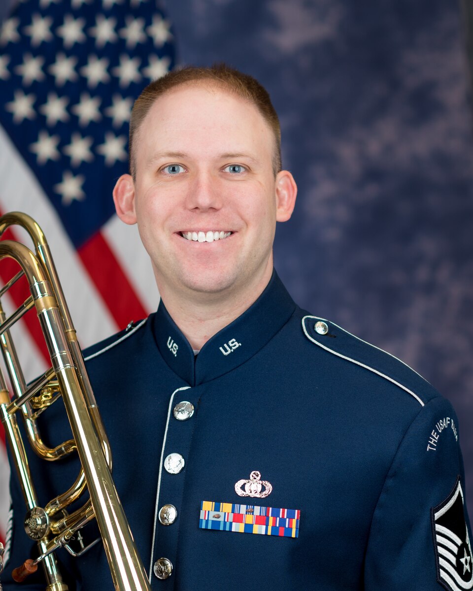 Master Sgt. William Timmons is a trombonist with the Ceremonial Brass, The United States Air Force Band, Joint Base Anacostia-Bolling, Washington, D.C. A native of Sumter, South Carolina, he began his career in the Air Force in 2012.