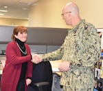 DLA Finance’s Van Sickler presented with commanders coin