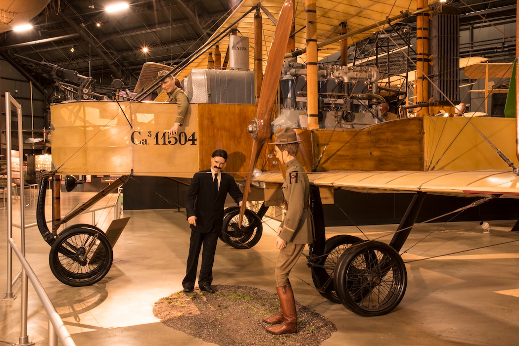 DAYTON, Ohio -- Caproni Ca. 36 in the Early Years Gallery at the National Museum of the United States Air Force. (U.S. Air Force photo by Ken LaRock)