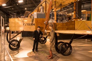 DAYTON, Ohio -- Caproni Ca. 36 in the Early Years Gallery at the National Museum of the United States Air Force. (U.S. Air Force photo by Ken LaRock)