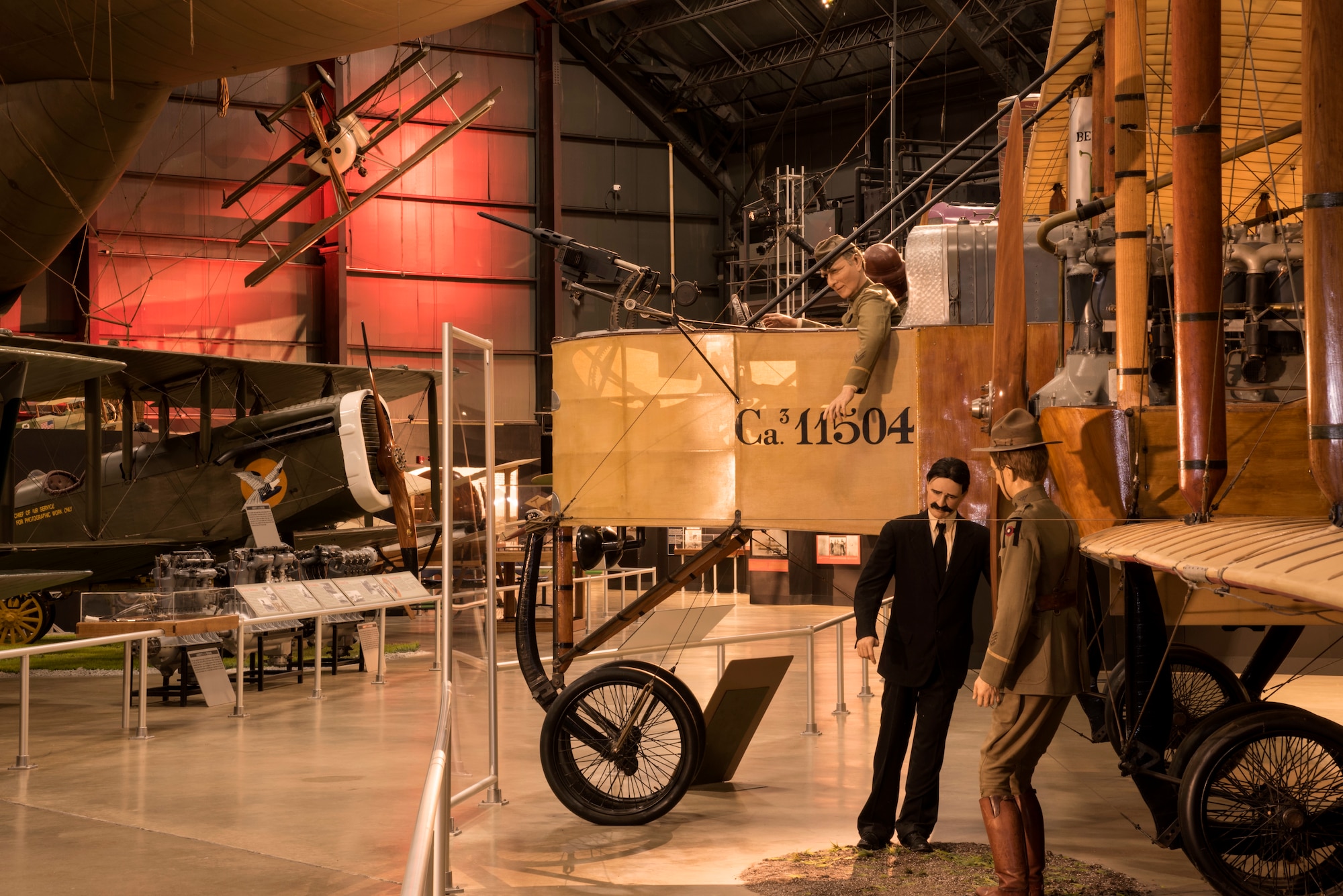 DAYTON, Ohio -- The Early Years Gallery at the National Museum of the United States Air Force. (U.S. Air Force photo by Ken LaRock)