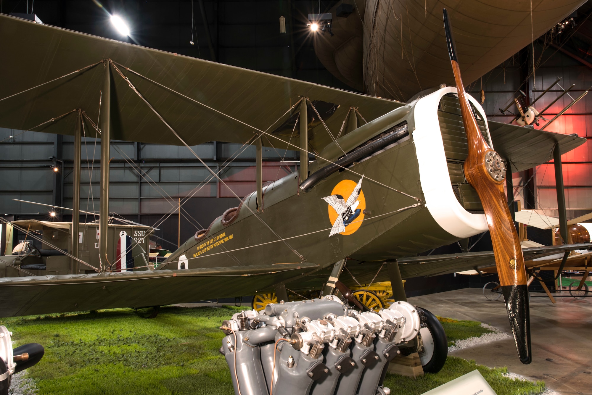 DAYTON, Ohio -- De Havilland DH-4 in the Early Years Gallery at the National Museum of the United States Air Force. (U.S. Air Force photo by Ken LaRock)