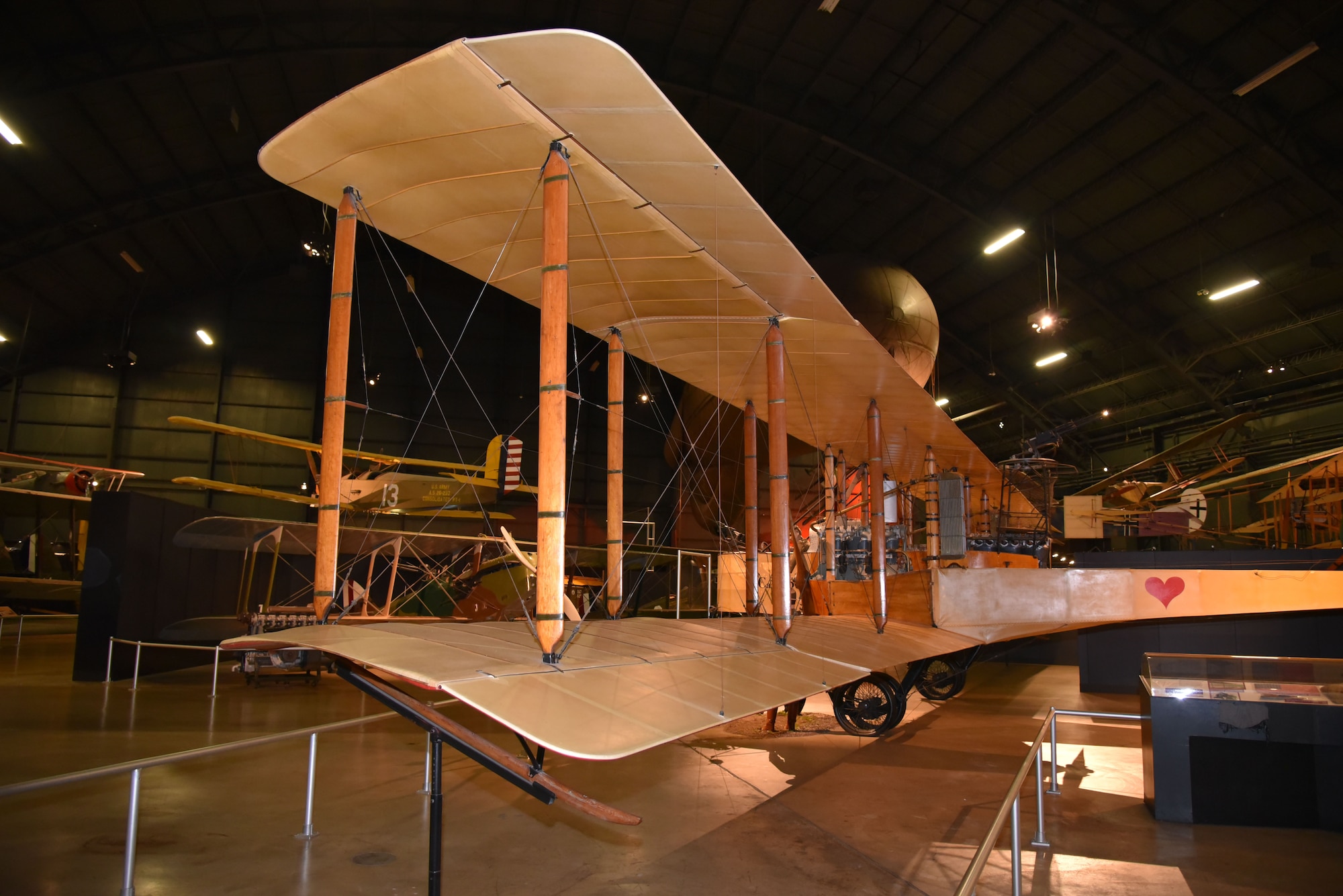 DAYTON, Ohio -- Caproni Ca. 36 in the Early Years Gallery at the National Museum of the United States Air Force. (U.S. Air Force photo by Ken LaRock)