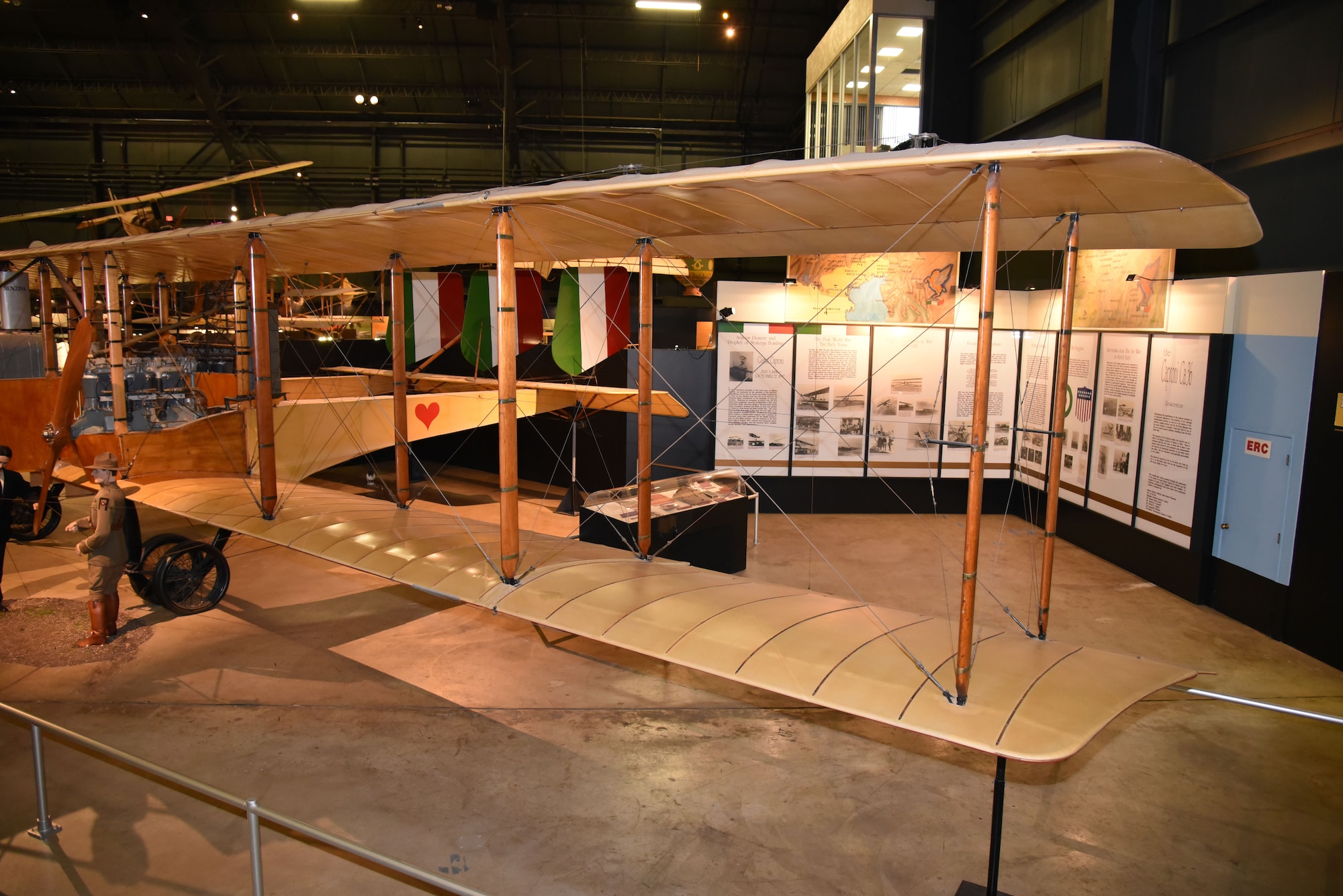 DAYTON, Ohio -- Caproni Ca. 36 in the Early Years Gallery at the National Museum of the United States Air Force. (U.S. Air Force photo by Ken LaRock)