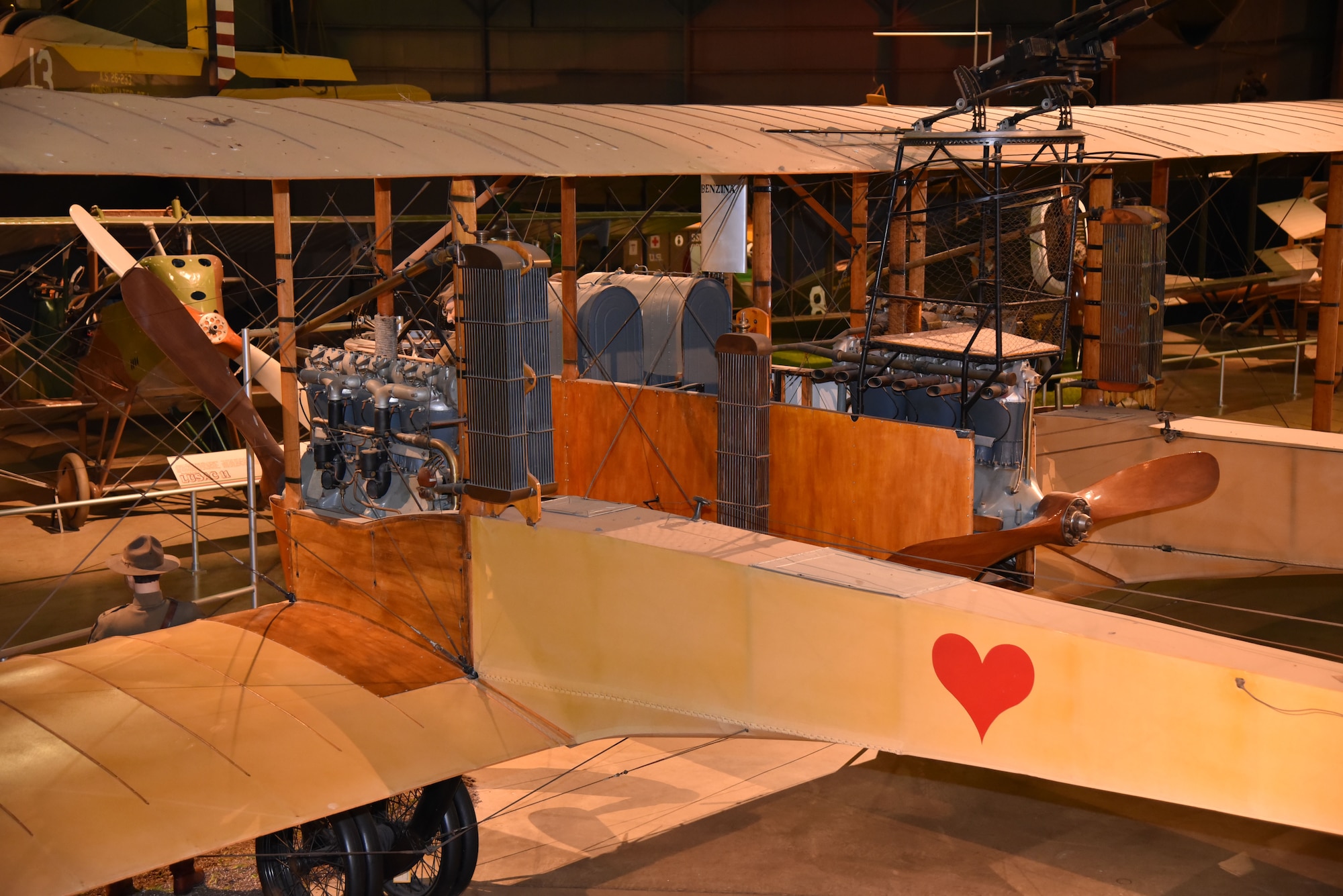 DAYTON, Ohio -- Caproni Ca. 36 in the Early Years Gallery at the National Museum of the United States Air Force. (U.S. Air Force photo by Ken LaRock)